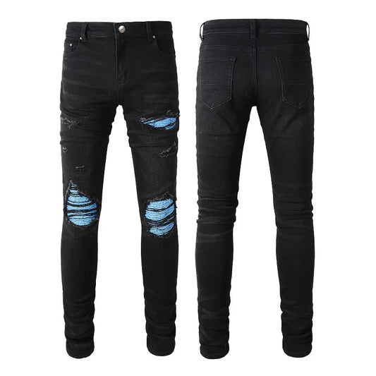 JEANS AMIRI - BLACK BLUE