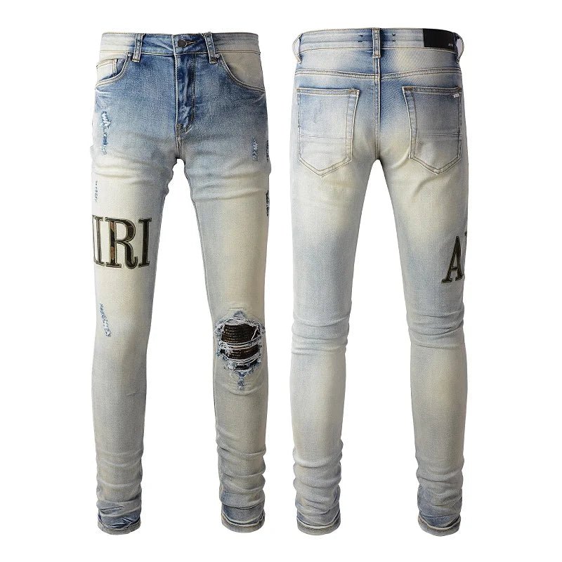 JEANS AMIRI - BLACK LOGO