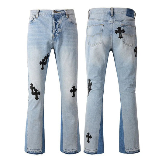 JEANS AMIRI - GRAY CROSSES