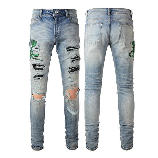 JEANS AMIRI - SNAKE