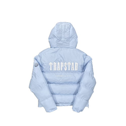 DECODED HOODED PUFFER 2.0 JACKET – ICE BLUE