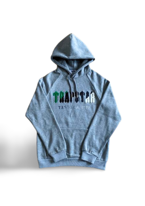 CHENILLE DECODED HOODIE TRACKSUIT-GREEN